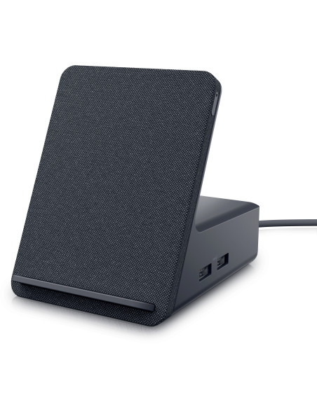 Dell Dual Charge Dock HD22Q, Wireless Qi v1.3 charging for mobile devices, Ports  Video ports  1 x HDMI 2.1 port (rear), 1 x Dis