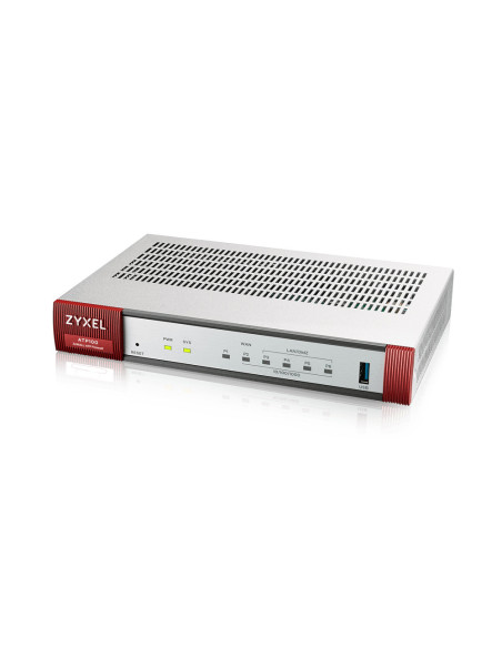 Zyxel ATP100 V2 10 100 1000, 1*WAN, 3*LAN DMZ , 1x Opt, 1x USB 3.0 ports, fanless, Standard