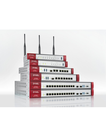 Zyxel ATP100 V2 10 100 1000, 1*WAN, 3*LAN DMZ , 1x Opt, 1x USB 3.0 ports, fanless, Standard