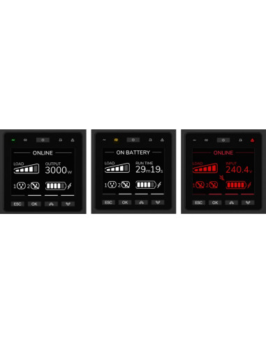 UPS APC Smart-UPS RT, Rack Tower,online dubla-conversie 5000VA   5000W 2 conectori C13 1 conector C19, extended runtime, nu incl