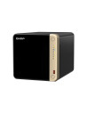 NAS QNAP 464 4-Bay, CPU Intel Celeron N5105 N5095 4-core 4-thread Processor, RAM 4GB (1x 4GB) DDR4 (2 x SODIMM slots, max. 16GB