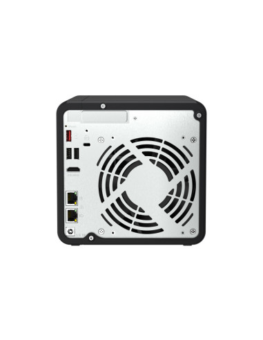 NAS QNAP 464 4-Bay, CPU Intel Celeron N5105 N5095 4-core 4-thread Processor, RAM 4GB (1x 4GB) DDR4 (2 x SODIMM slots, max. 16GB