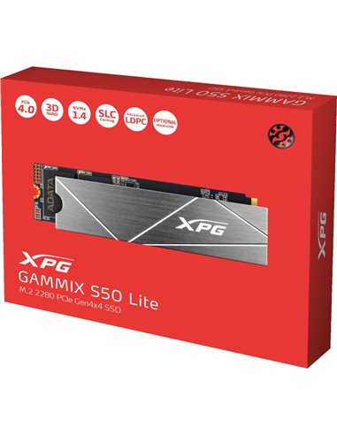 AGAMMIXS50L-1T-CS,SSD Adata XPG Gammix S50 Lite, 1TB, PCIe Gen4x4 M.2 2280,read/write speeds