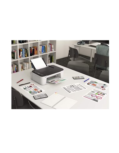 Multifunctional inkjet color Canon Pixma TS3452, Alb cu negru