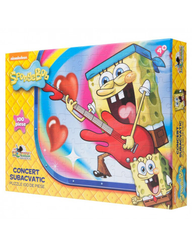 Puzzle SpongeBob Noriel - Concert subacvatic, 100 piese,NOR9808