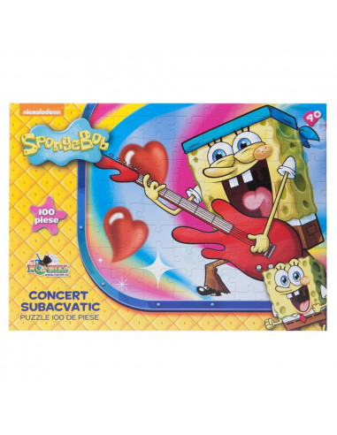 Puzzle SpongeBob Noriel - Concert subacvatic, 100 piese,NOR9808