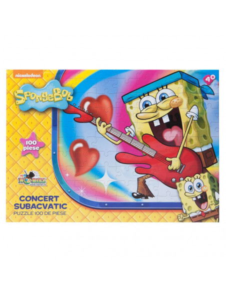 Puzzle SpongeBob Noriel - Concert subacvatic, 100 piese,NOR9808