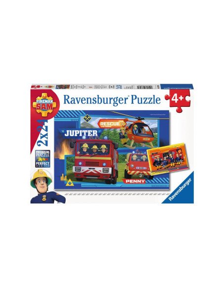 Puzzle Echipa Pompier Sam,2X24Piese,RVSPC07826
