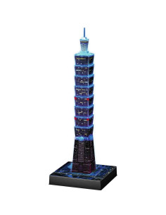 Puzzle 3D Led Taipei, 216 Piese,RVS3D11149