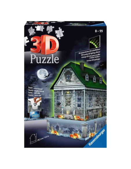 Puzzle 3D Led Casa Bantuita, 216 Piese,RVS3D11254