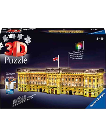 Puzzle 3D Led Buckingham Palace, 216 Piese,RVS3D12529