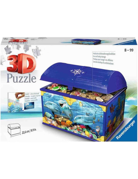 Puzzle 3D Cutie Comori Cu Animale, 216 Piese,RVS3D11174
