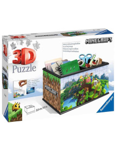 Puzzle 3D Cutie Depozitare Minecraft, 216 Piese,RVS3D11286 2