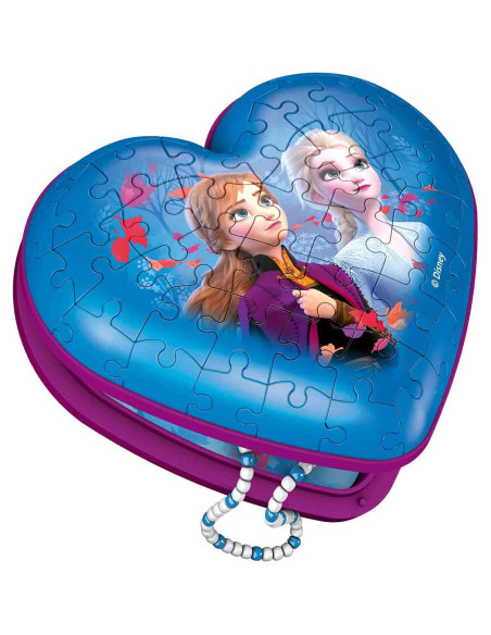 Puzzle 3D Cutie Inima Frozen, 54 Piese,RVS3D11236