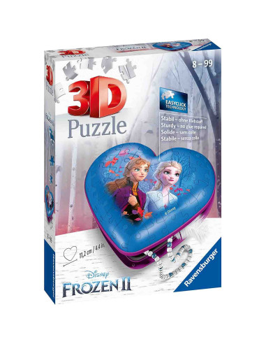 Puzzle 3D Cutie Inima Frozen, 54 Piese,RVS3D11236