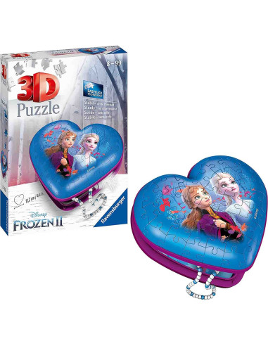 Puzzle 3D Cutie Inima Frozen, 54 Piese,RVS3D11236