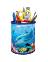 Puzzle 3D Delfin Suport Pixuri, 54 Piese,RVS3D11176