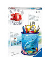 Puzzle 3D Delfin Suport Pixuri, 54 Piese,RVS3D11176