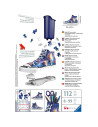 Puzzle 3D Suport Pixuri Sneaker Astronaut, 108 Piese,RVS3D11251