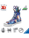 Puzzle 3D Suport Pixuri Sneaker Astronaut, 108 Piese,RVS3D11251