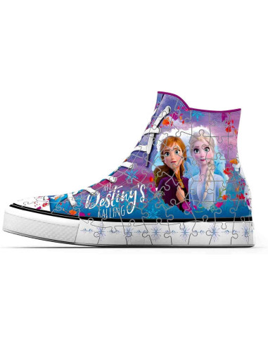 Puzzle 3D Suport Pixuri Sneaker Frozen, 108 Piese,RVS3D12121