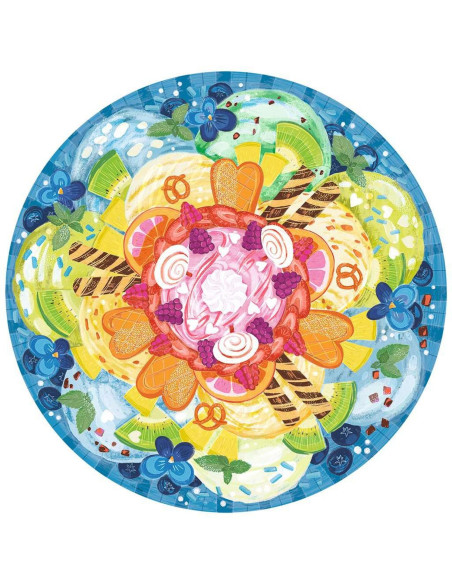 Puzzle Cerc Inghetata, 500 Piese,RVSPA17348