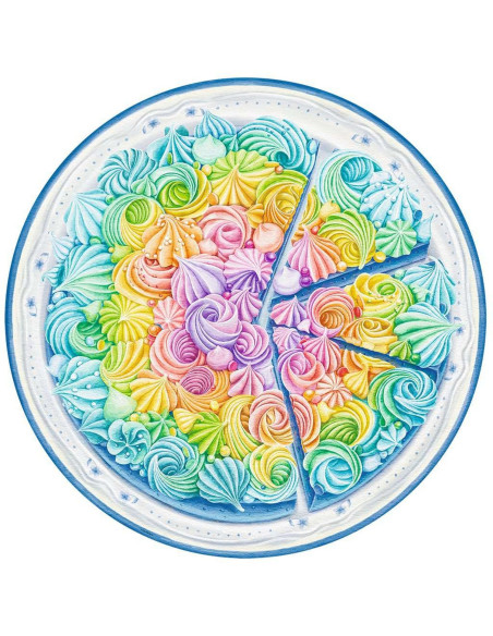 Puzzle Cerc Prajitura Curcubeu, 500 Piese,RVSPA17349