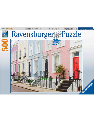 Puzzle Case Colorate, 500 Piese,RVSPA16985