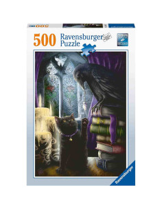 Puzzle Pisica Neagra Si Corb, 500 Piese,RVSPA16987 2