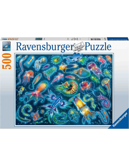 Puzzle Specii Marine Colorate, 500 Piese,RVSPA17375