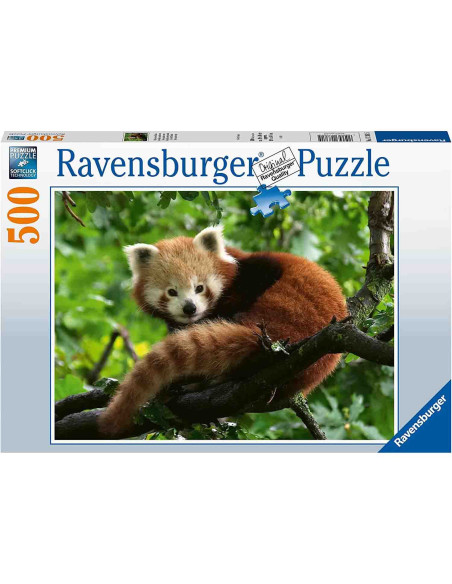 Puzzle Panda Rosu, 500 Piese,RVSPA17381