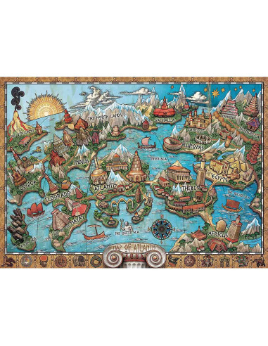Puzzle Atlantida, 1000 Piese,RVSPA16728
