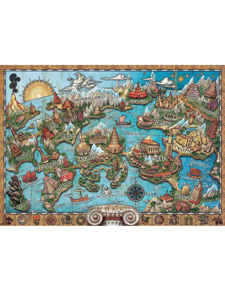 Puzzle Atlantida, 1000 Piese,RVSPA16728