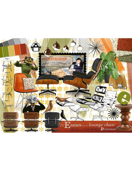 Puzzle Eames Design Clasic, 1000 Piese,RVSPA16899