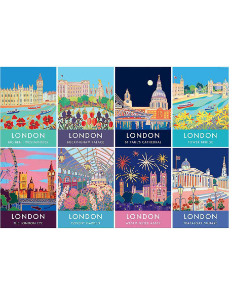 Puzzle Londra Vintage, 1000 Piese,RVSPA16960