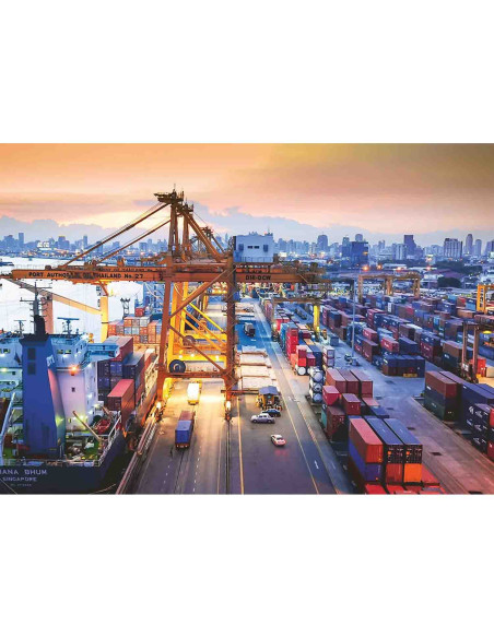 Puzzle Portul Din Hamburg, 1000 Piese,RVSPA17091