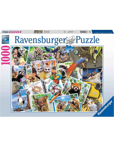 Puzzle Jurnalul De Calatorie Al Animalelor, 1000