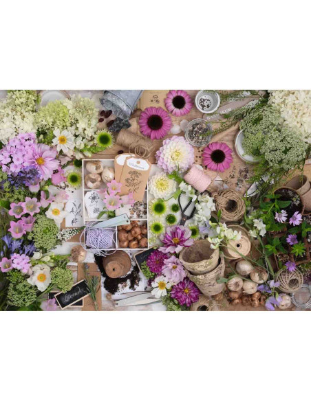Puzzle Pentru Iubitorii De Flori, 1000 Piese,RVSPA17389