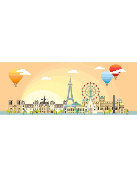 Puzzle Panorama Paris, 1000 Piese,RVSPA17393