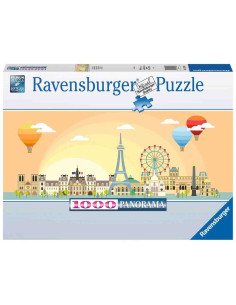 Puzzle Panorama Paris, 1000 Piese,RVSPA17393 2