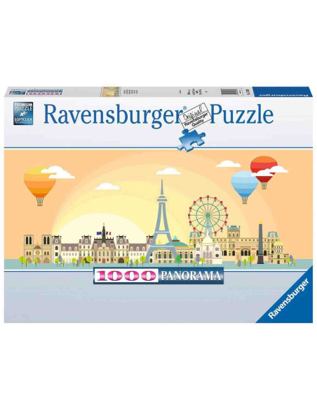 Puzzle Panorama Paris, 1000 Piese,RVSPA17393