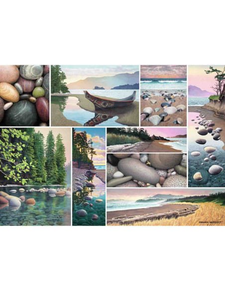 Puzzle Colaj Coasta De Vest, 1000 Piese,RVSPA17469