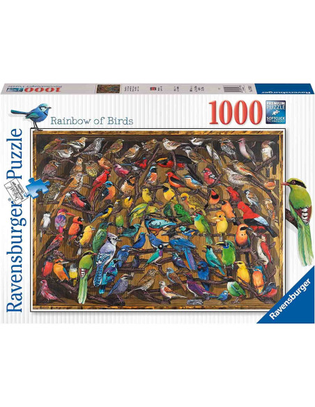 Puzzle Curcubeu De Pasari, 1000 Piese,RVSPA17478