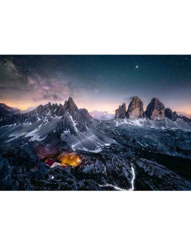 Puzzle Three Peaks Dolomiti, 1000 Piese,RVSPA17318