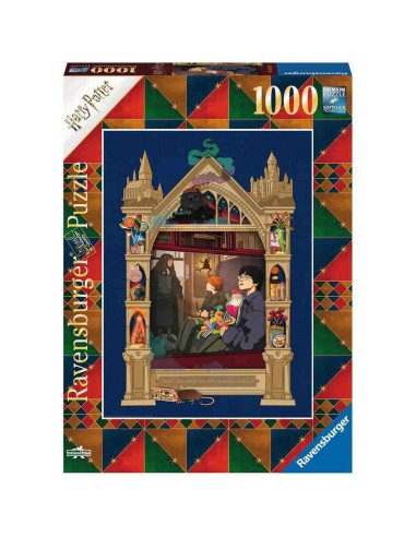 Puzzle Harry Potter Catre Hogwarts, 100 Piese,RVSPA16515