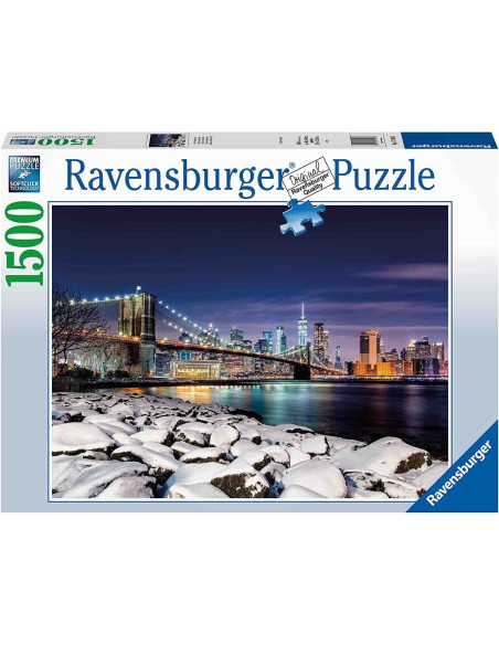 Puzzle Iarna In New York, 1500 Piese,RVSPA17108