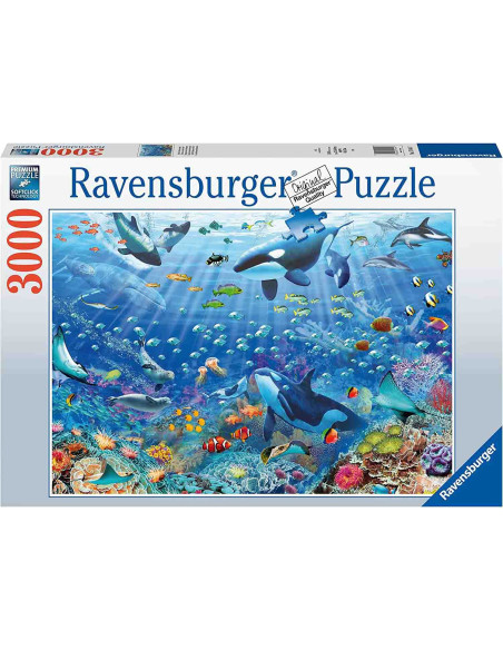 Puzzle Lumea Subacvatica Colorata, 3000 Piese,RVSPA17444