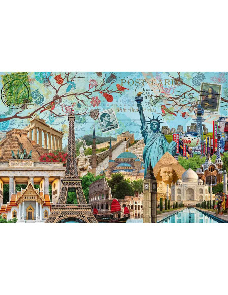 Puzzle Colaj Marile Orase, 5000 Piese,RVSPA17118