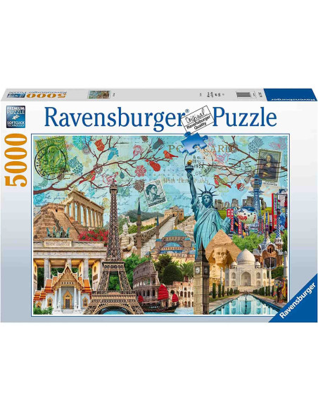 Puzzle Colaj Marile Orase, 5000 Piese,RVSPA17118