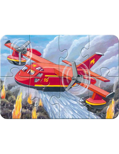 Puzzle Set 4 Buc Vehicule De Urgenta, 2/4/6/8 Piese,RVSPC05631